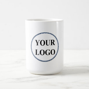 Create Your Own Modern Black White Personalised Coffee Mug