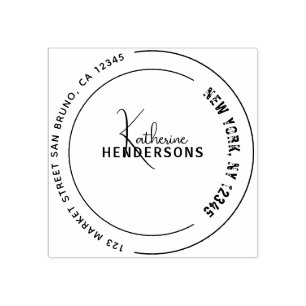 Create your Own   MODERN BUSINESS ADDRESS COMPANY  Rubber Stamp