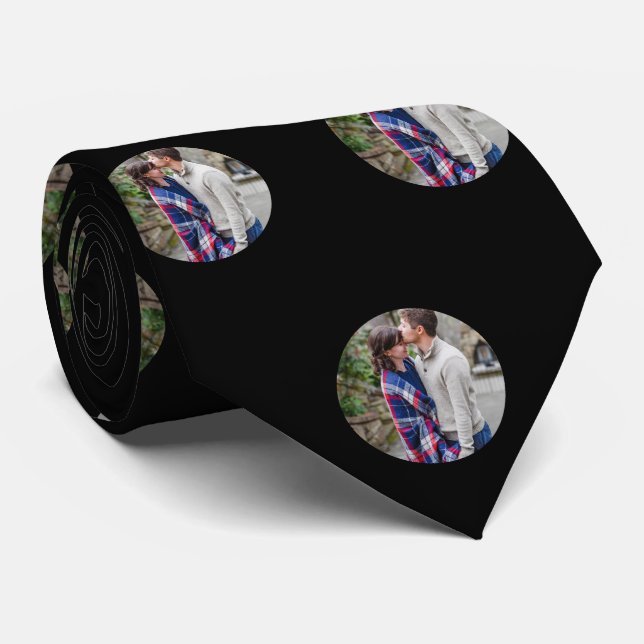 Create Your Own Modern Collage Photos Anniversary Tie (Rolled)