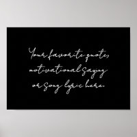 Create Your Own Modern Minimalist Script Quote