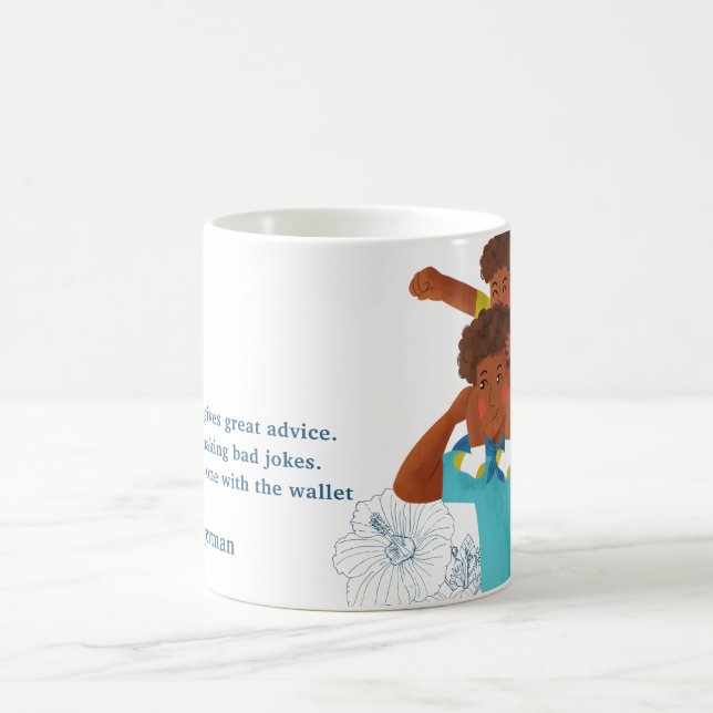 Create Your Own Modern Personal Father's Day Mug (Center)