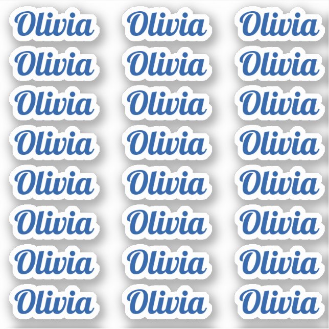 Create Your Own Modern Personalised Script Name (Front)