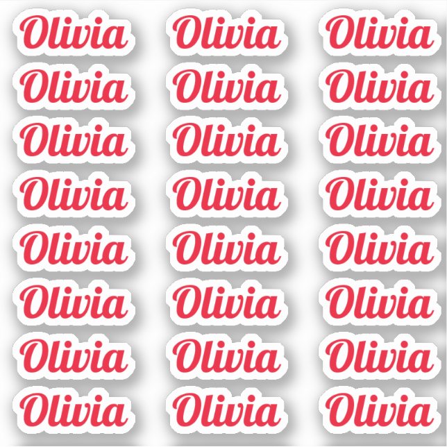 Create Your Own Modern Personalised Script Name St (Front)