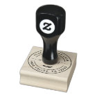 Create Your Own Modern Round Return Address