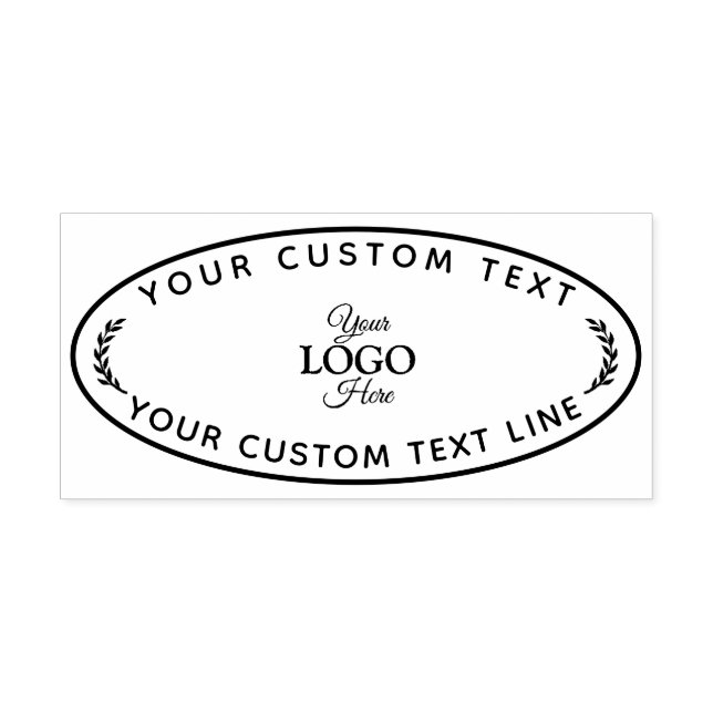 Create Your Own Modern Round Return Rubber Stamp (Imprint)