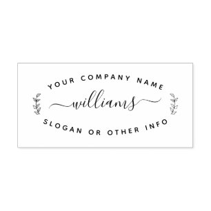 Create Your Own Modern Round Return Self-inking Stamp