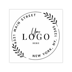 Create Your Own Modern Round  Self-inking Stamp