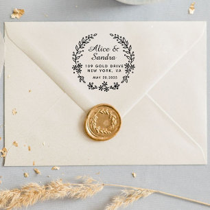 Create Your Own Modern Round Self-inking Stamp