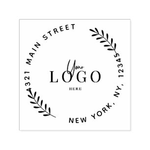 Create Your Own Modern Round  Self-inking Stamp