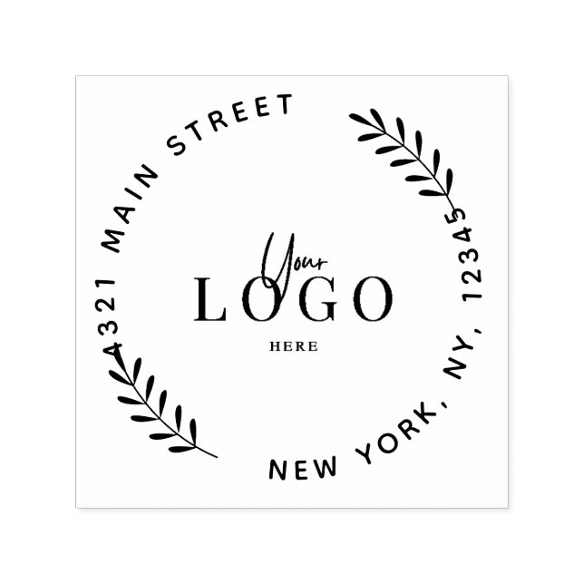 Create Your Own Modern Round  Self-inking Stamp (Design)