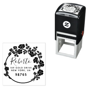 Create Your Own Modern Round Self-inking Stamp