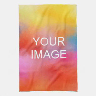 Create Your Own Modern Simple Elegant Template Tea Towel