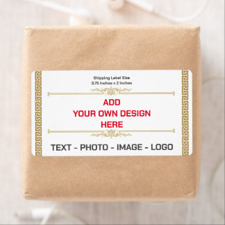 Create your own Modern Simple Shipping Label