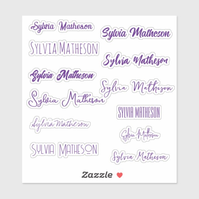 Create Your Own Modern Stylish Name (Sheet)