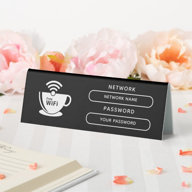 Create Your Own Modern Wifi Password Network (In SItu (Wedding))