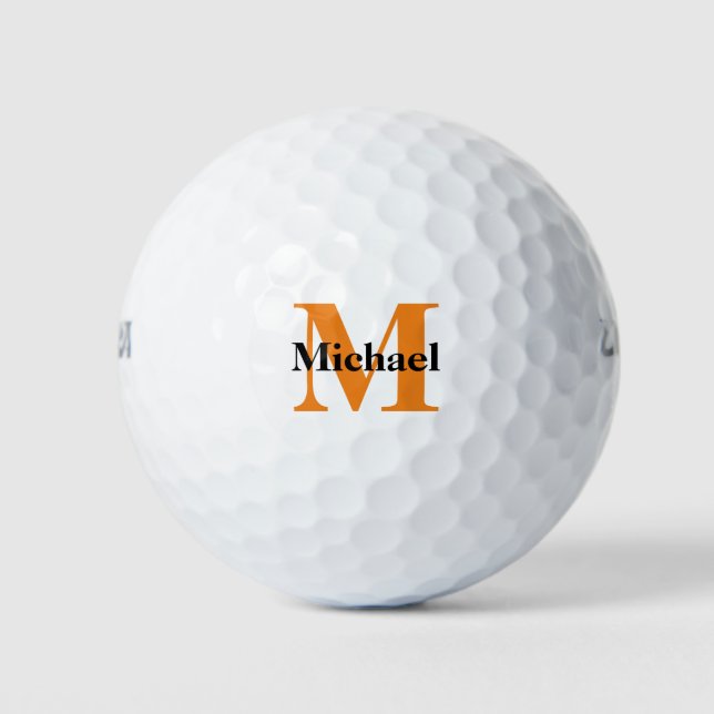 Create Your Own Monogram Golf Balls (Front)