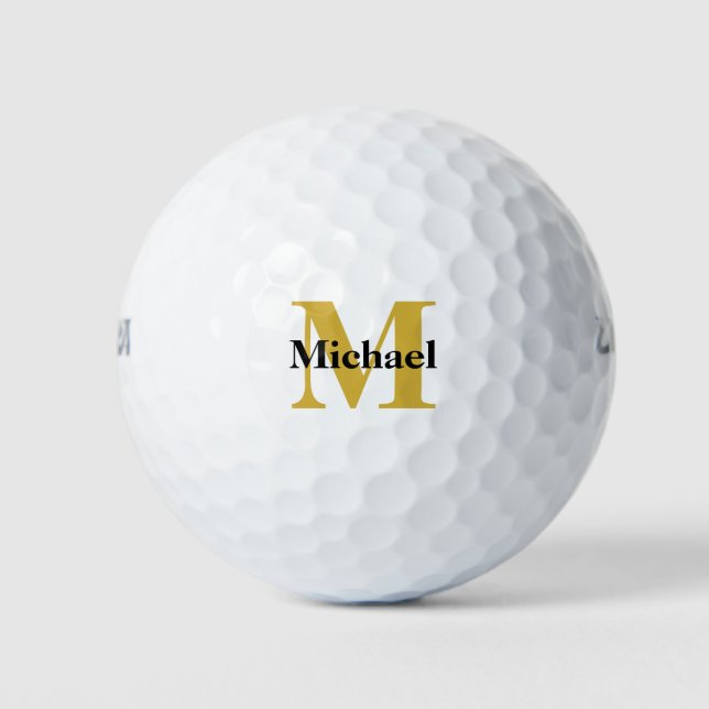 Create Your Own Monogram Golf Balls (Front)