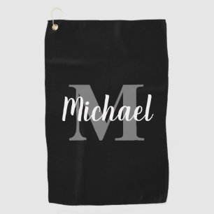 Create Your Own Monogram Initial Name  Golf Towel
