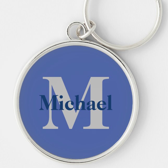 Create Your Own Monogram Key Ring (Front)