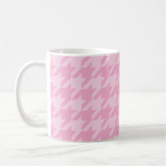 Create Your Own Monotone Houndstooth Coffee Mug