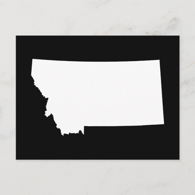 Create Your Own Montana Moving Announcement Postcard (Front)