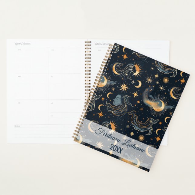 Create Your Own Moon Goddess Celestial Planner (Display)