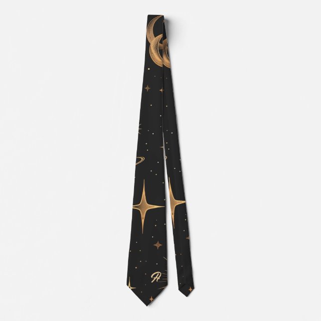 Create Your Own Moons & Planets Celestial Tie (Front)