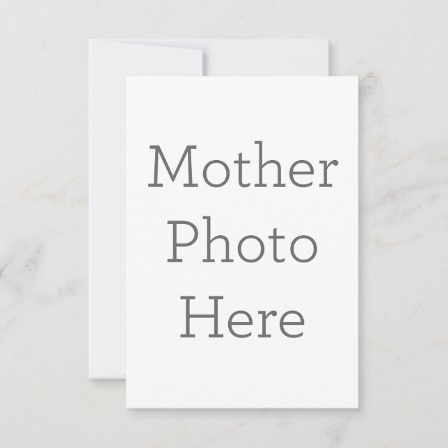 8.9 cm x 12.7 cm Flat Thank You Card (Front)