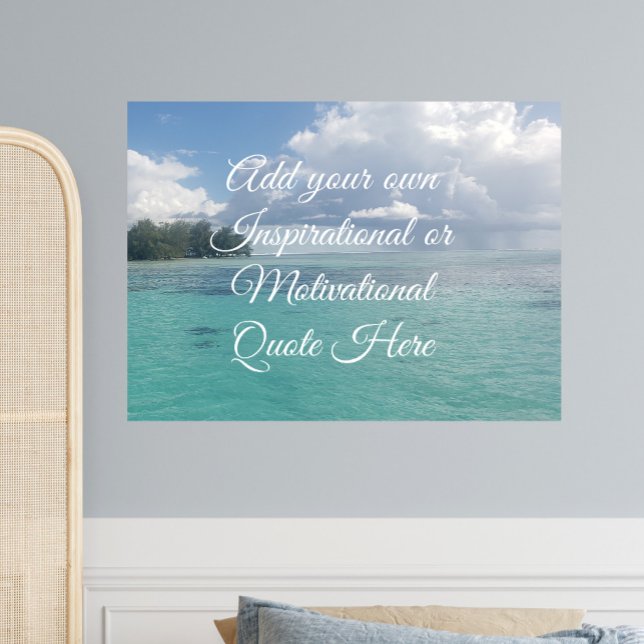 Create Your Own Motivational Inspirational Ocean  Poster (Creator Uploaded)