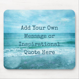Create Your Own Motivational Inspirational Quote Mouse Mat