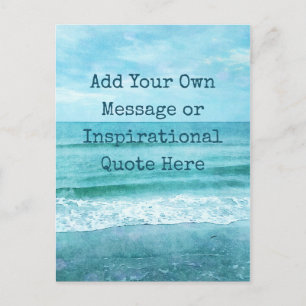 Create Your Own Motivational Inspirational Quote Postcard