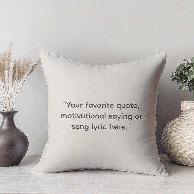 Create Your Own Motivational Quote Cushion (Creator Uploaded)