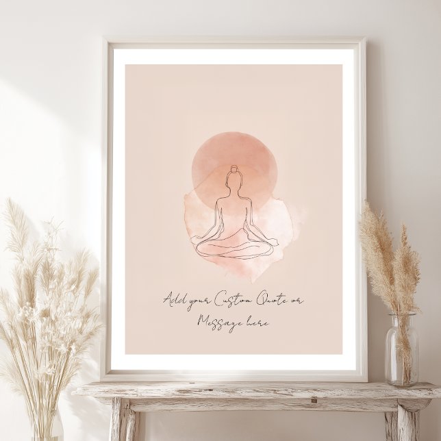 Create Your Own Motivational Quote- Meditation Poster (Create Your Own Motivational Quote- Meditation Poster)
