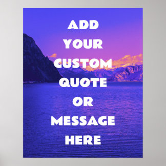Create Your Own Motivational Quote Poster