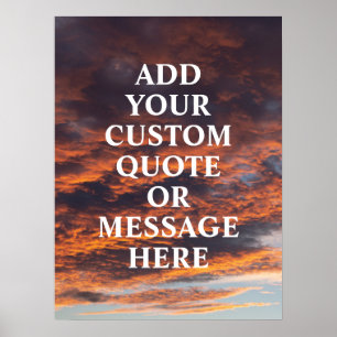 Create your own motivational quote poster