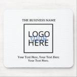 Create your own  mouse mat<br><div class="desc">Add your business name, logo and address.</div>