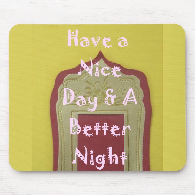 Create Your Own Mousepad Horizontal Template (Front)