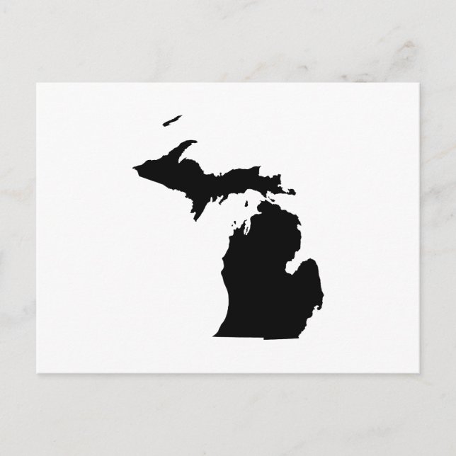Create Your Own Moving to Michigan Announcement Postcard (Front)