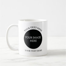 Create Your Own Mug - 2 Round Images Plus Text