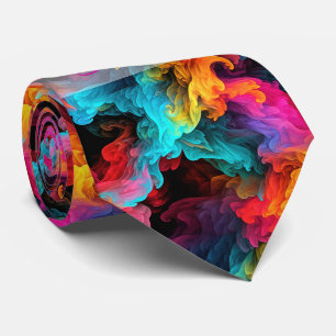 Create Your Own Multicolored Alcohol Ink Smoke Tie