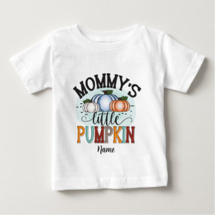 Create Your Own Mummy's Little Pumpkin Baby T-Shirt