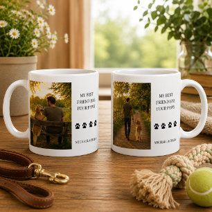 Create your own My best friend has four paws photo Coffee Mug