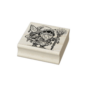 Create Your Own Mysterious Woodland Fairy Rubber Stamp