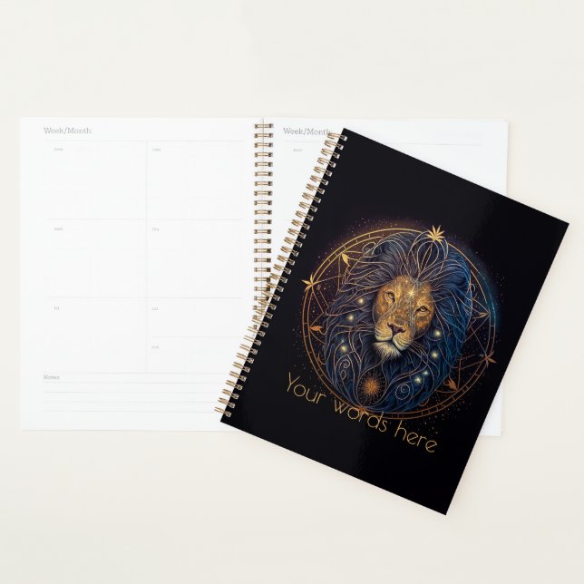 Create Your Own Mystical Astrology Leo Zodiac Planner (Display)