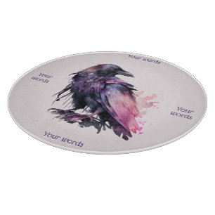 Create Your Own Mystical Black Raven Cutting Board