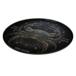Create Your Own Mystical Cancer Glass Altar Board