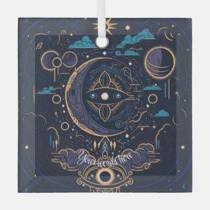 Create Your Own Mystical Celestial Lunar Glass Tree Decoration