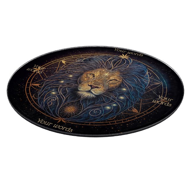 Create Your Own Mystical Leo Glass Altar Board (Corner)