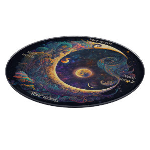 Create Your Own Mystical Mermaid Moon Cutting Board