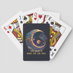 Create Your Own Mystical Mermaid Moon Playing Cards